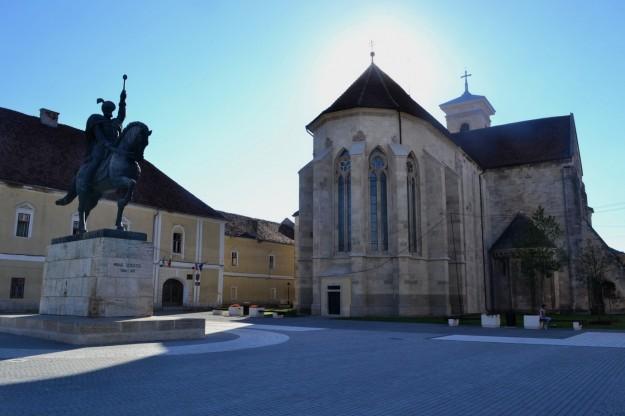 Las calles de Alba Iulia, antigua ciudadela romana