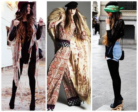 INSPIRACION INVIERNO BOHO CHIC