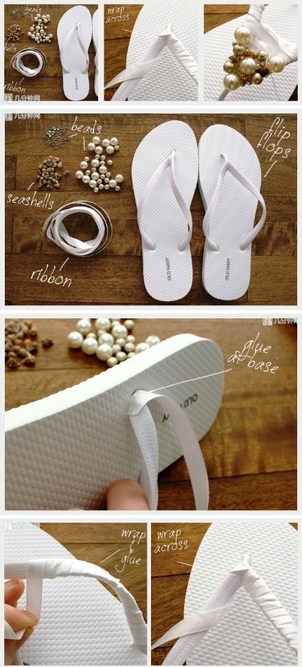 COMO DECORAR SANDALIAS