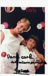 dedicatoria de Lucas en Avila Perfumerías IF y San Valentín