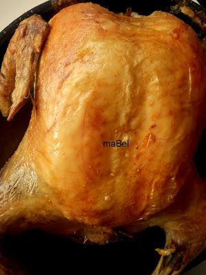 Pollo asado dorado