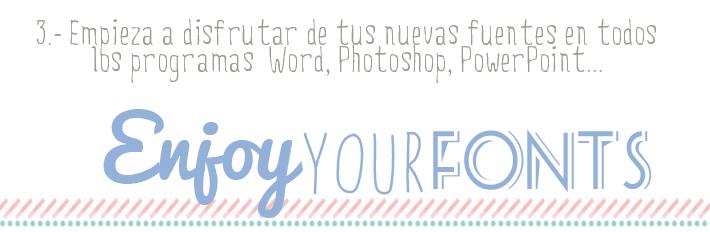 Como instalar fuentes en tu ordenador - How to install fonts