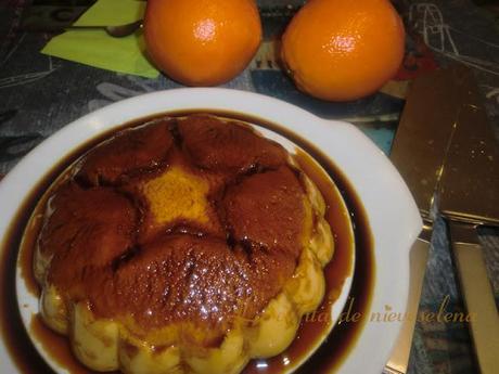 Flan de arroz y naranja