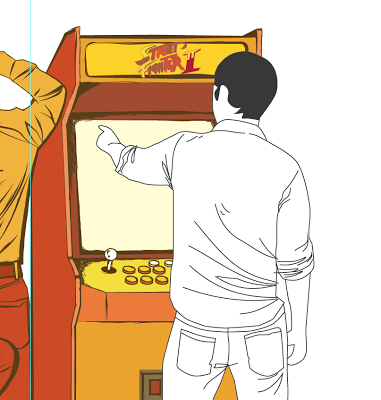 El 'Como se hizo' del póster Arcade para las recompensas de la edición de RetroManiac 7 en papel