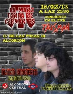 NOVEDADES DE “LA MANO TONTA DE CERVANTES”