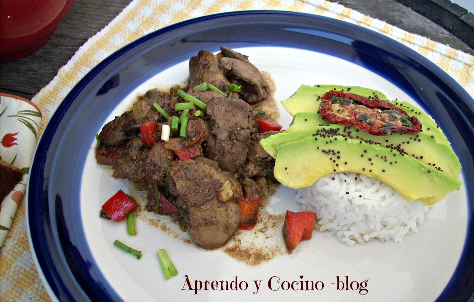 Higadillos a la Criolla / Creole Stew of Chicken Livers