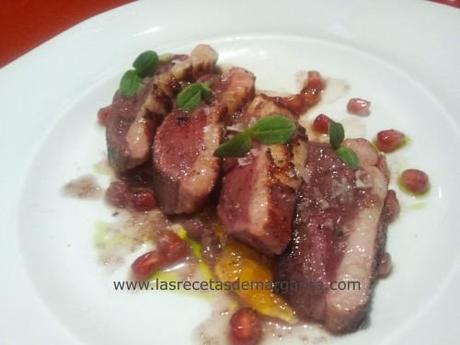 Magret Cocinando con el Chef Carlos Durán Herrera