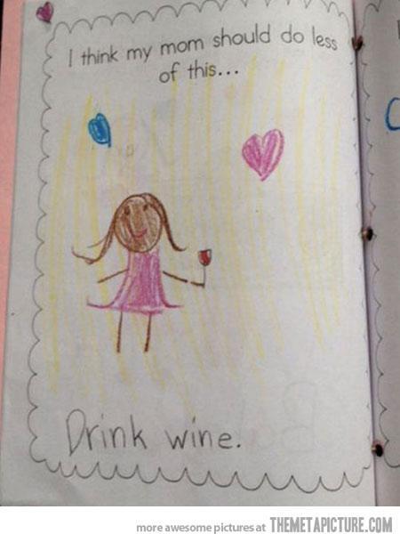 funny-child-drawing-mom-wine Miércoles mudo: “Creo que mi madre no debería…”