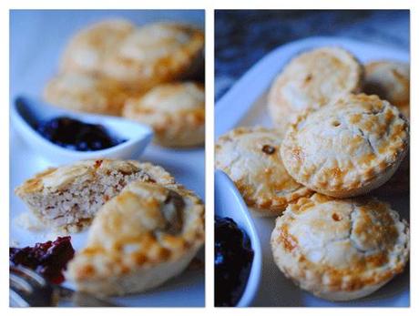 Pies de pavo y arándanos al Oporto