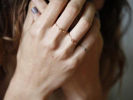 STYLE TIPS; THIN RINGS.-