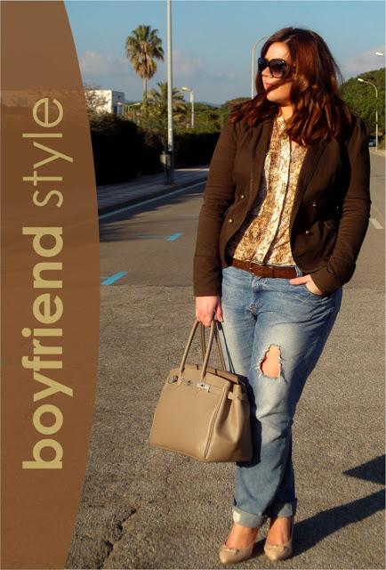 Blazer, Snake Print y Boyfriend Jeans