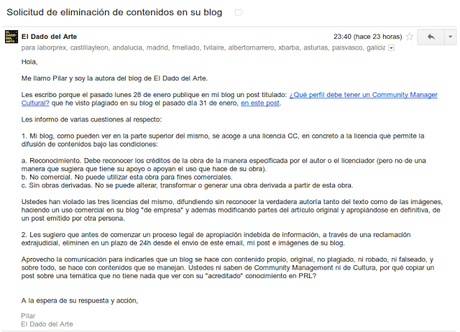 ¿Qué hacer cuando te plagian contenido de tu blog? Caso #laborprexplagia