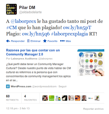 ¿Qué hacer cuando te plagian contenido de tu blog? Caso #laborprexplagia