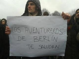 En Berlín, recibieron a Rajoy al grito de 'Korrupt'