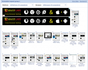 Browsershots - screenshots