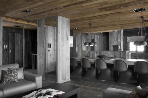 Un chalet en los Alpes