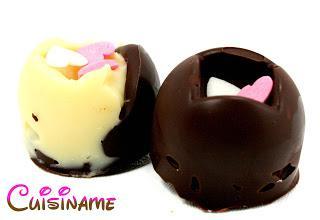bombones de chocolate, receta de san valentín, chocolate, licor, recetas con chocolate, chocolate blanco, chocolate fondant, recetas de cocina, blog de cocina, gastronomía, curiosidades, humor, chistes
