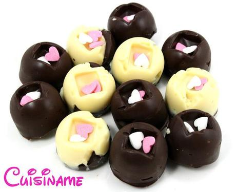 bombones de chocolate, receta de san valentín, chocolate, licor, recetas con chocolate, chocolate blanco, chocolate fondant, recetas de cocina, blog de cocina, gastronomía, curiosidades, humor, chistes