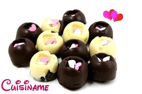 bombones de chocolate, receta de san valentín, chocolate, licor, recetas con chocolate, chocolate blanco, chocolate fondant, recetas de cocina, blog de cocina, gastronomía, curiosidades, humor, chistes