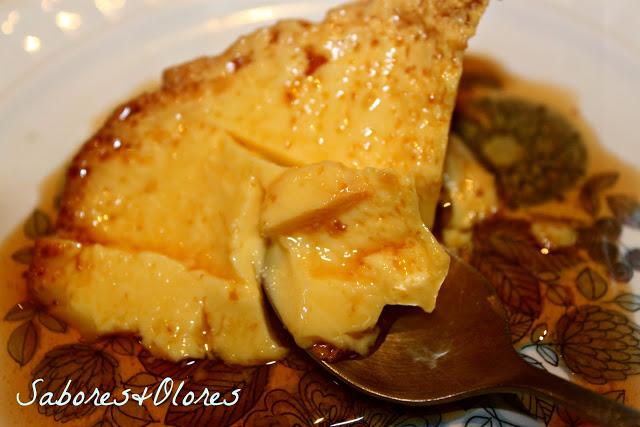 FLAN DE HUEVO AL AROMA DE LIMON VERDE