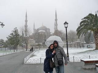 Día 6. Preciosa estampa: Estambul nevado!!