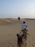 Día 5. Disfrutando del atardecer en el desierto de Jaisalmer!!