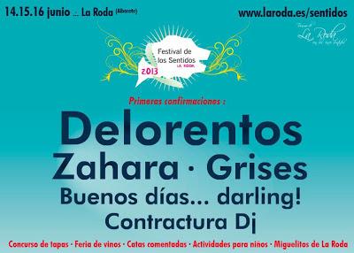 Festival de Los Sentidos Confirma a Delorentos, Grises, Zahara, Buenos Días Darling...