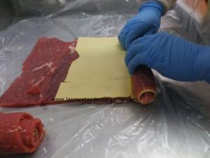 Escargot de ternera y queso