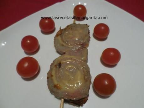 Escargot de ternera y queso