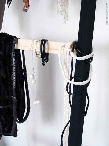 Ikea-Hack: Estructura lateral Ivar para exponer tus accesorios