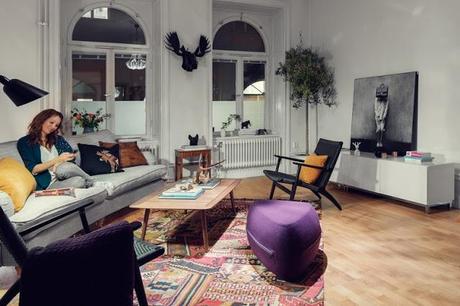 Un renovado piso escandinavo