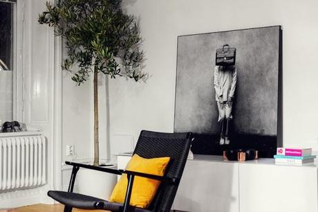 Un renovado piso escandinavo