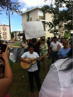 MANIFESTACION EN APOYO A MAHA ABDEL RAHIM