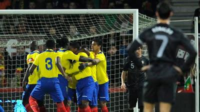 Victoria de Ecuador ante Portugal