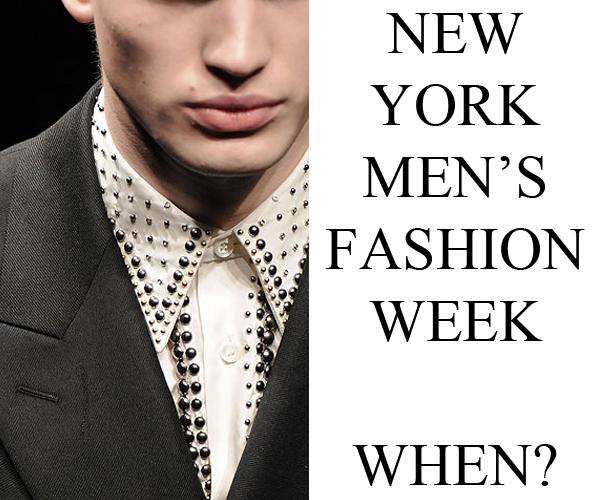 NYC se apunta a la Men's Fashion Week