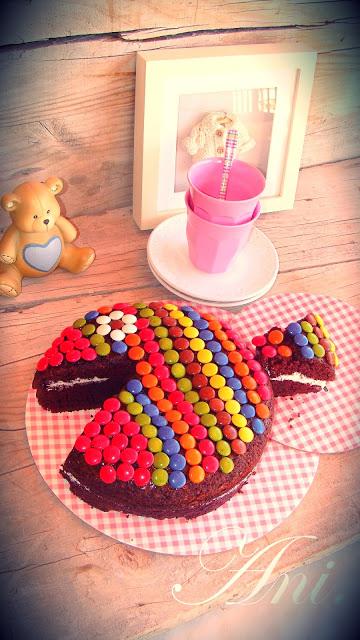 Tarta pez de chocolate