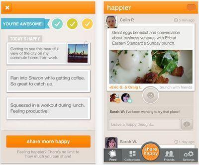 Happier, nueva app para iOS que permite compilar los mejores momentos del día happier-1