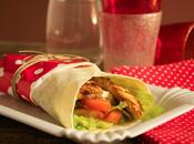 Wrap pollo guacamole