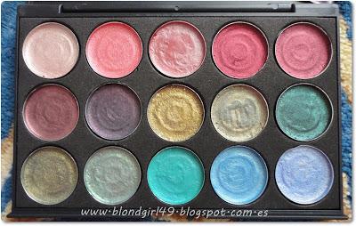 Mi paleta customizada [meow cosmetics] & Swatches con y sin prebase