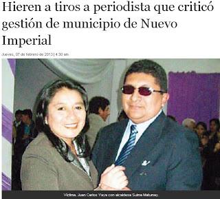 MUNICIPIO DE NUEVO IMPERIAL DESCARTA ESTAR DETRÁS DE ATENTADO CONTRA PERIODISTA CAÑETANO…