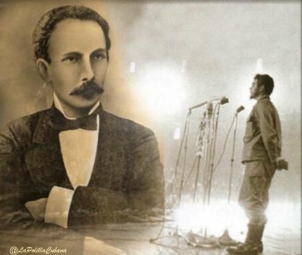 José Martí y Ernesto Che Guevara en la redención americana de hoy