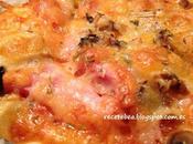 Mini pizza bacon champiñón