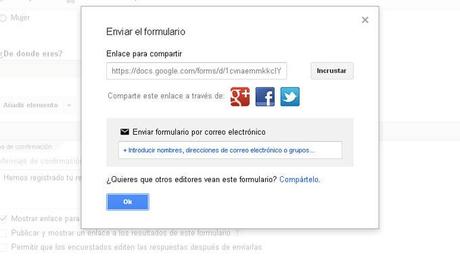 Crear formulario google codigo html