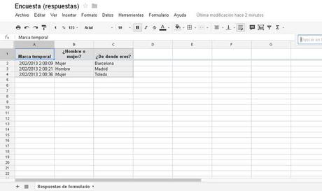 Crear formulario en google ver respuestas
