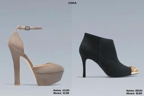 zapatos-zara Aprovecha al máximo las segundas rebajas