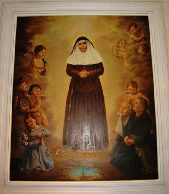 El óleo de la beatificación de Sor Ángela de la Cruz.