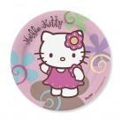 Set 10 platos desechables Hello Kitty