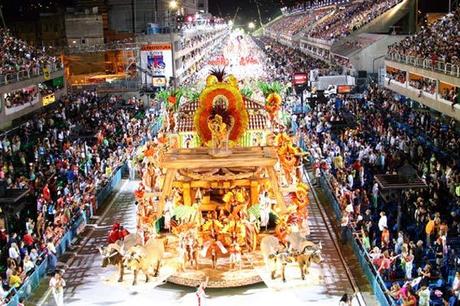 Carroza del Carnaval de Rio de Janeiro Brasil