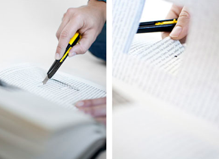 Transforma un libro en reloj