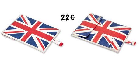 Complementos “frikis” y a la última funda de tablet con la bandera del reino unido